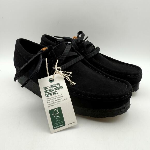 CLARKS Mens Wallabee Boot US 13 M EU 47 Brown Suede Leather NIB - Picture 5 of 12